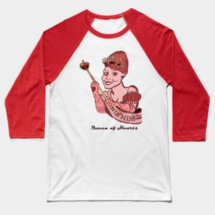 Queen of Hearts Beauty Queen Baseball T-Shirt